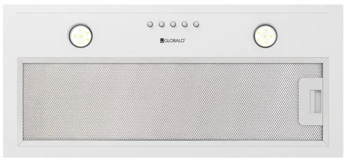 Nowość w asortymencie | Okap GLOBALO Delico 50.1 Biały 315m3/h 61dB klasa D