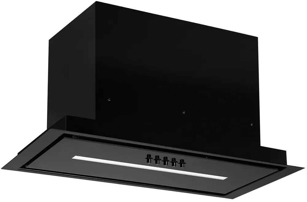 Taniej | Okap MAAN Helios 60 Push Button Czarne szkło 455m3/h 59dB klasa B