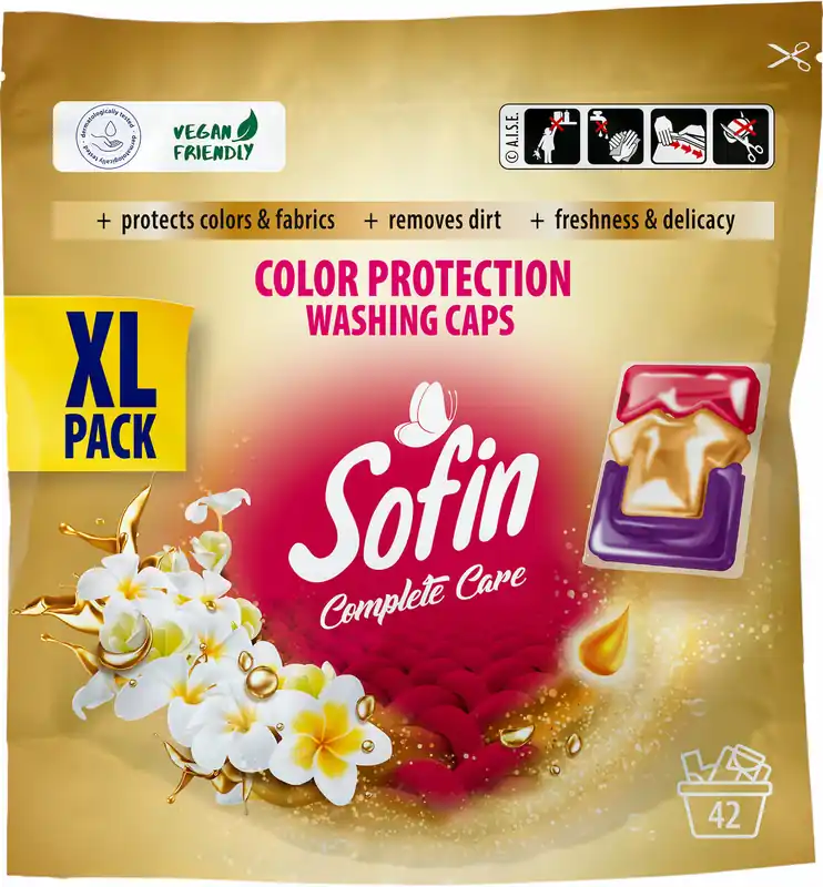 Okazja dnia - Kapsułki do prania SOFIN Complete Care Color Protection Washing 42 szt.