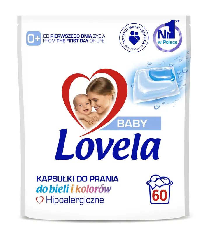 Kapsułki do prania LOVELA Baby - 60 szt. - Świetna cena