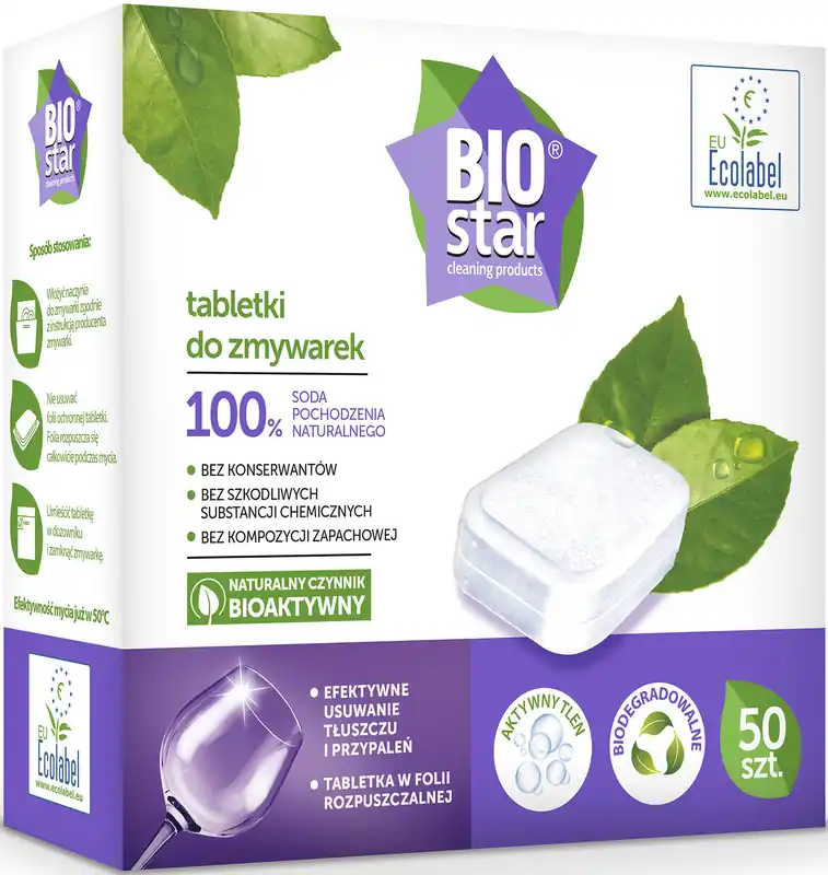Tabletki do zmywarek BIOSTAR Cleaning Products Bioaktywne - 50 szt. - Klienci polecają