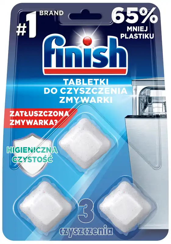 Tabletki do czyszczenia zmywarki FINISH Regular - 3 szt. | Premium