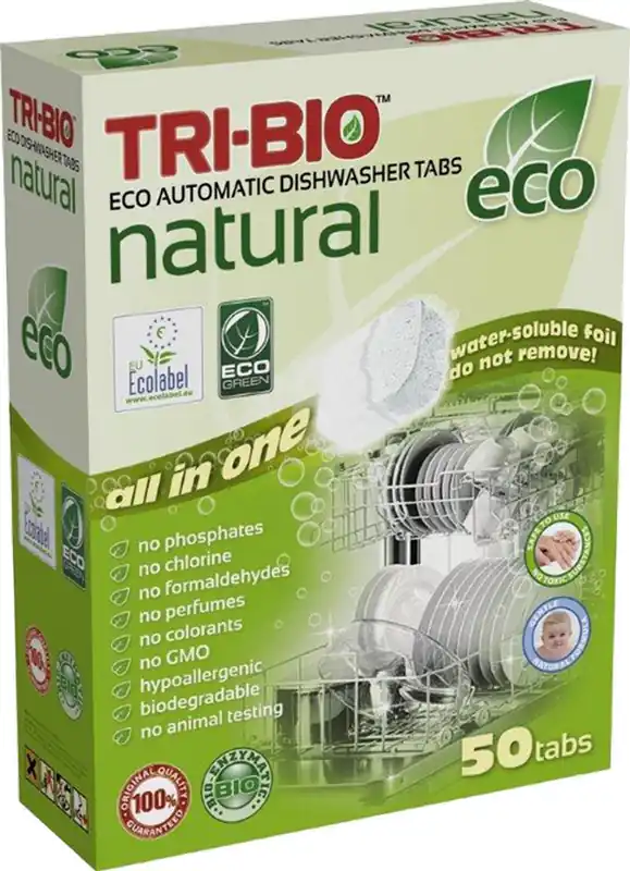 Bardzo popularny produkt | Tabletki do zmywarek TRI-BIO All-in-One 50 szt.