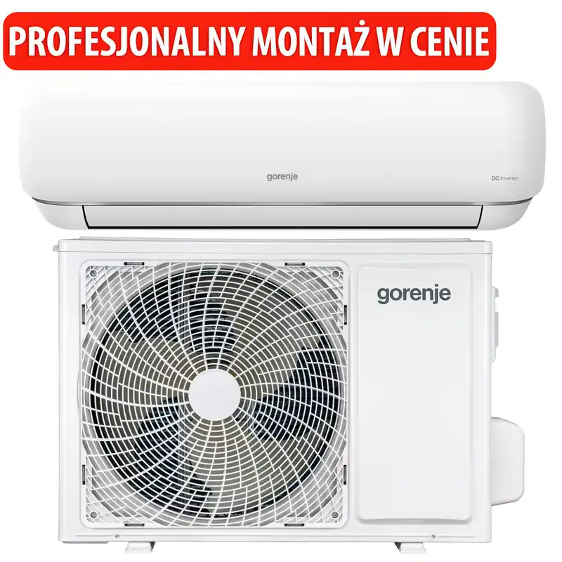 Klimatyzator Split, Pompa ciepła powietrze - powietrze GORENJE Pandora PAN26IN KG PAN26OUT2 KG z usługą montażu | Wygodne zakupy