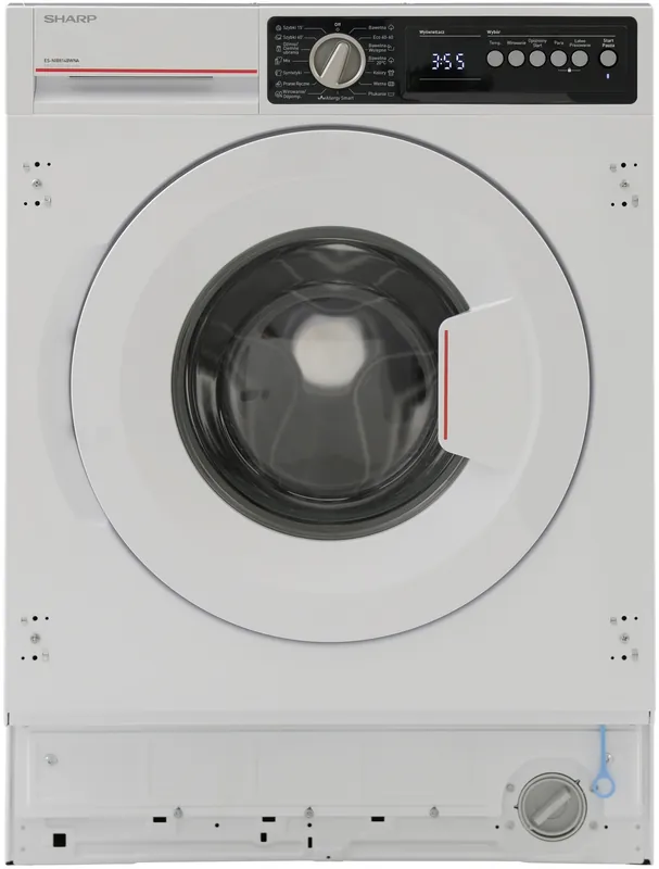Hit sprzedaży | Pralka do zabudowy SHARP ES-NIB814BWNA-PL 8kg 1400 obr