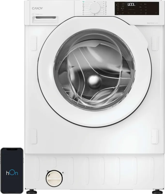 Pralka do zabudowy CANDY ProWash 400 BC448M4D8J-S 8kg 1400obr Funkcje AI Sterowanie smartfonem | Oferta dnia