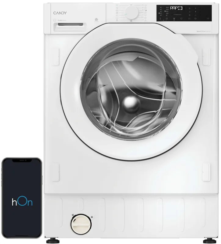 Pralko-suszarka do zabudowy CANDY BC4S695M6D8-S Funkcje AI Sterowanie smartfonem | Produkt premium