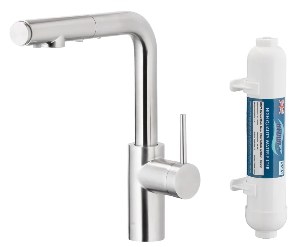 Bateria KFA ARMATURA Duero Pure Basic 6623-112-22 z filtrem Inox - Ekspresowa wysyłka