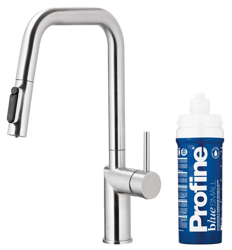 Bardzo popularny produkt | Bateria kuchenna KFA z filtrem BLUE S DUERO PURE STYLE 6623-313-22 Inox