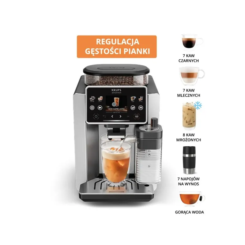 Ekspres KRUPS Milk Sensation Elite EA918GE0 | Hit sprzedaży