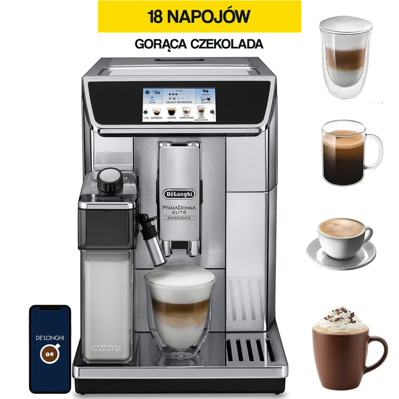 Obniżka | Ekspres DELONGHI PrimaDonna Elite Experience ECAM650.85.MS