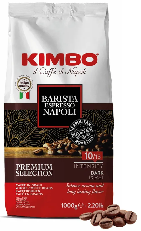 Kawa ziarnista KIMBO Barista Espresso Napoli 1 kg - Zamów teraz