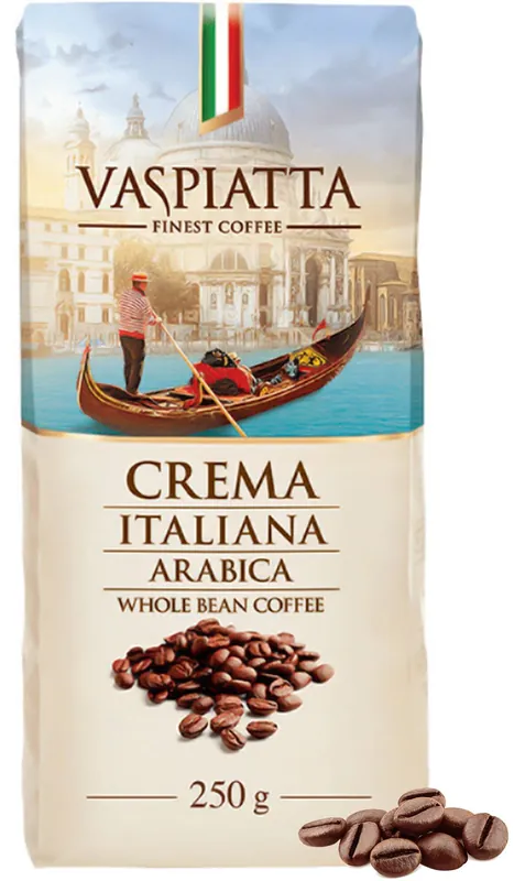 Kawa ziarnista VASPIATTA Crema Italiana 250 g - Supercena