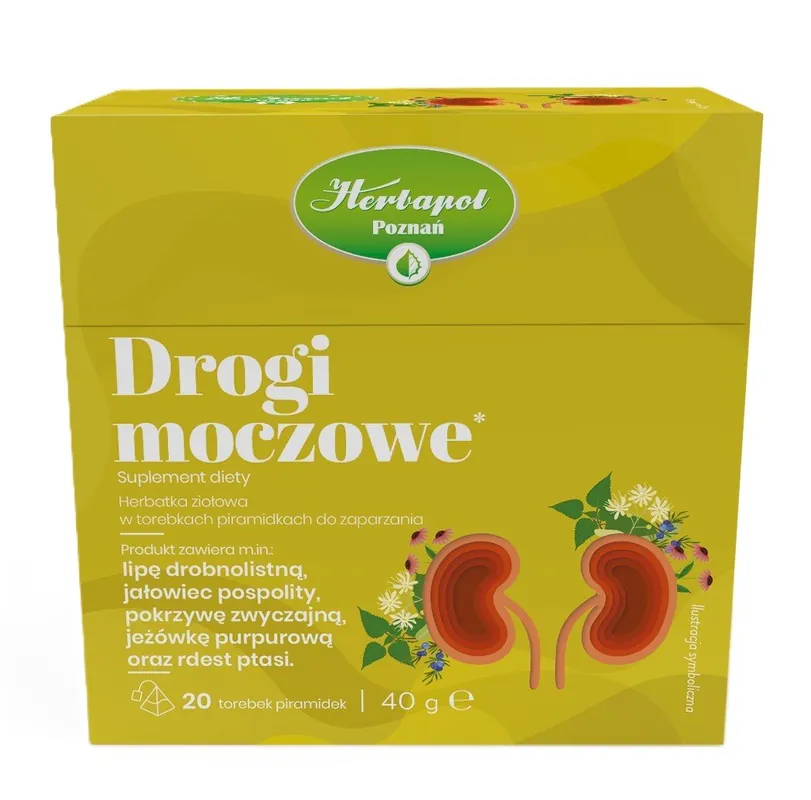 Herbata HERBAPOL Drogi Moczowe (20 sztuk) - Nowość w ofercie