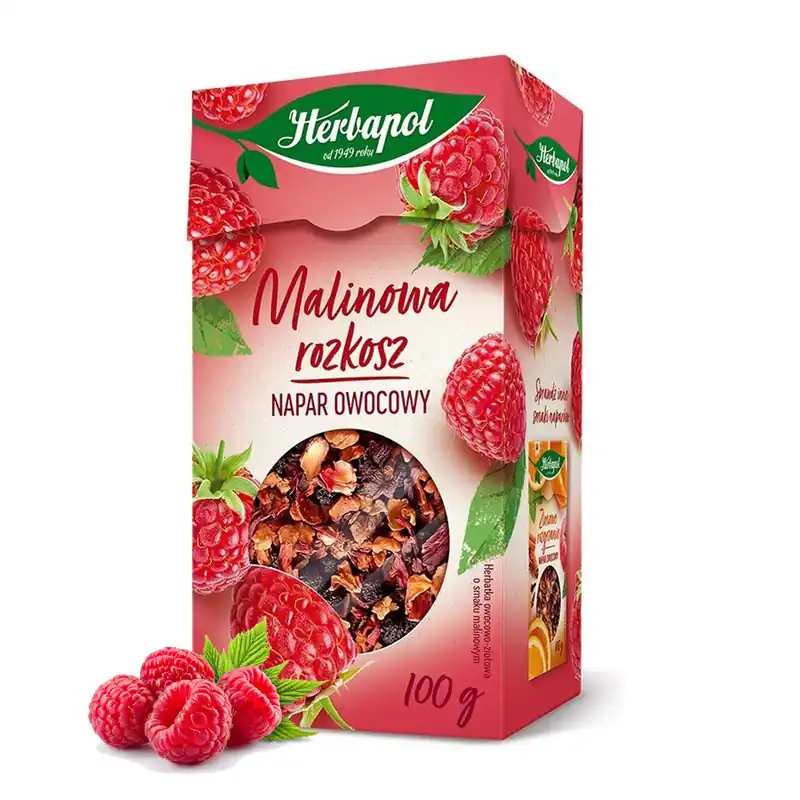 Herbata HERBAPOL Malinowa rozkosz 100 g | Ostatnie dni