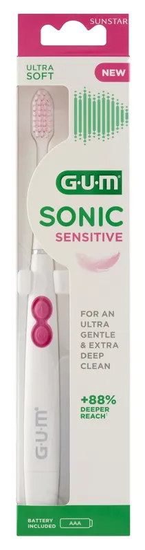 Szczoteczka soniczna SUNSTAR GUM Sensitive 4101 Biały - Okazja