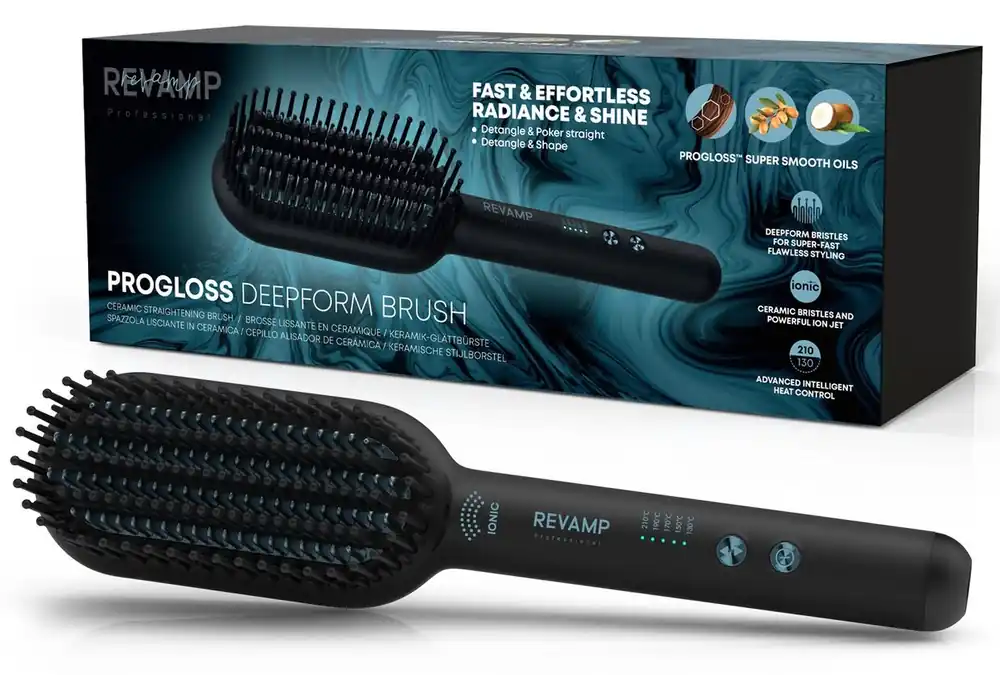 Bezpośrednio od producenta | Szczotka prostująca REVAMP Progloss Deepforn BR-2000
