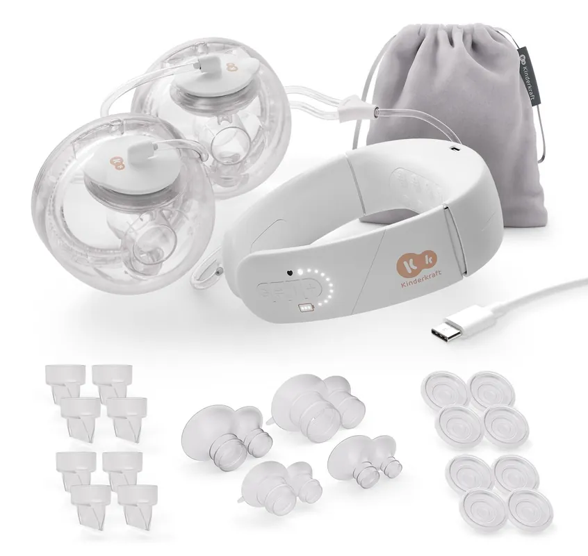 Do wyczerpania zapasów | Laktator KINDERKRAFT Hands Free Gentlenest Podwójny