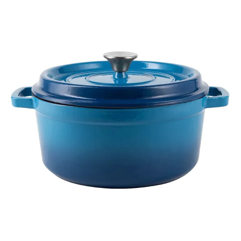 Ekspresowa dostawa | Garnek żeliwny VINTAGE CUISINE VC2P2619BL20CP Niebieski Ombre 4.3L