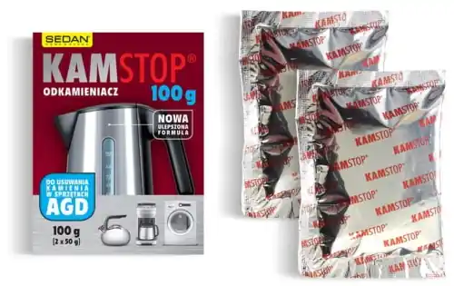 Produkt ceniony przez klientów | Odkamieniacz w proszku KAMSTOP 100g