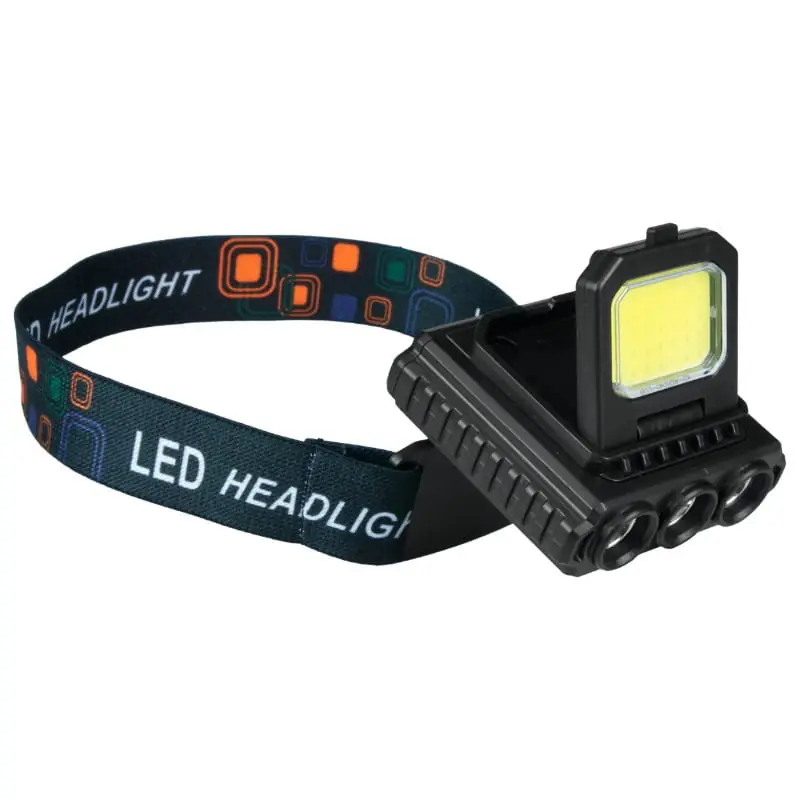 Ulubieniec klientów - Lampa czołowa LED/COB, ładowalna, 130 lm