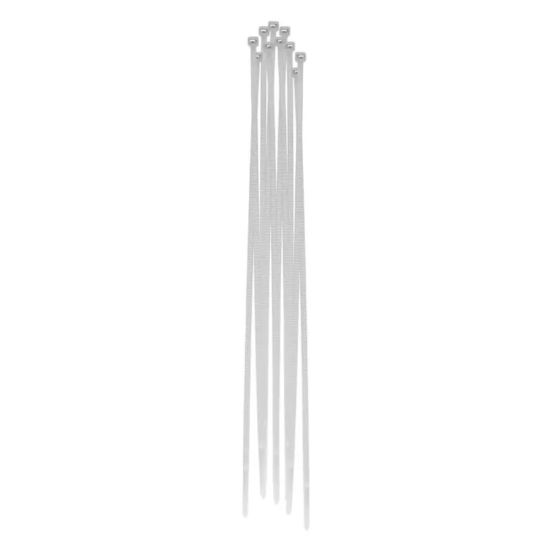 Popularny produkt | Opaski zaciskowe, 4,8 x 450 mm, 25 szt., białe