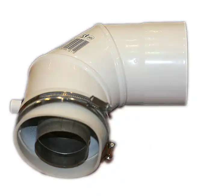 Adapter Ariston 60/100 kolankowy 90° z odskraplaczem | Klienci polecają