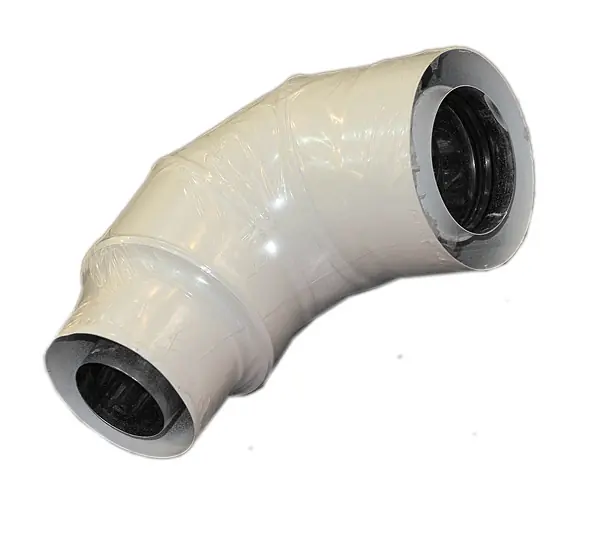 Adapter Termet - 60/100-80/125 Kolano redukcyjne 90° | Rabat